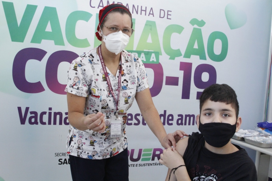 Barueri inicia vacinação de crianças contra a Covid-19