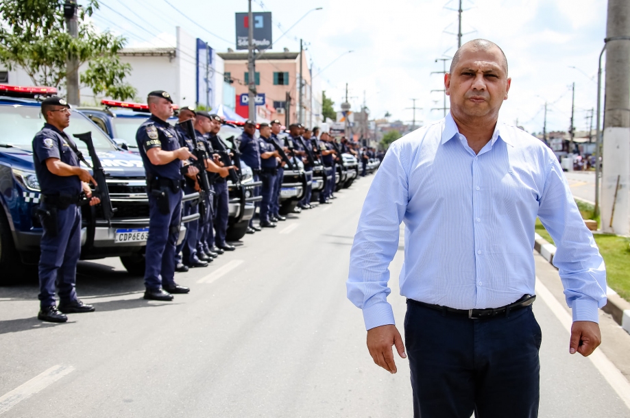 Prefeito Marcos Tonho acompanha Operação Olho no Olho da Guarda Civil