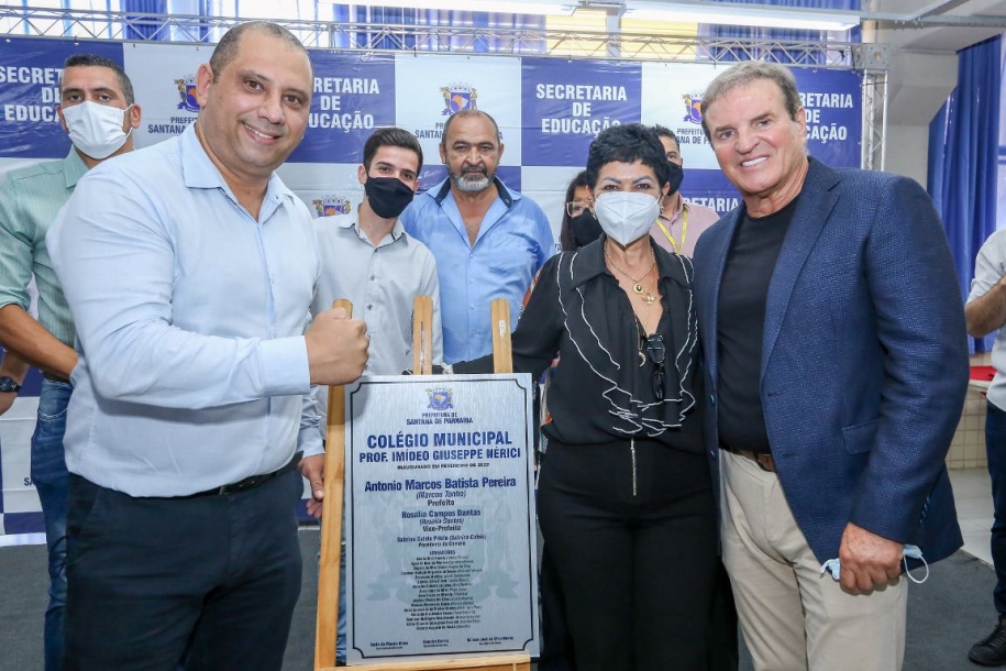 Marcos Tonho inaugura novo Colégio Imídeo na Fazendinha