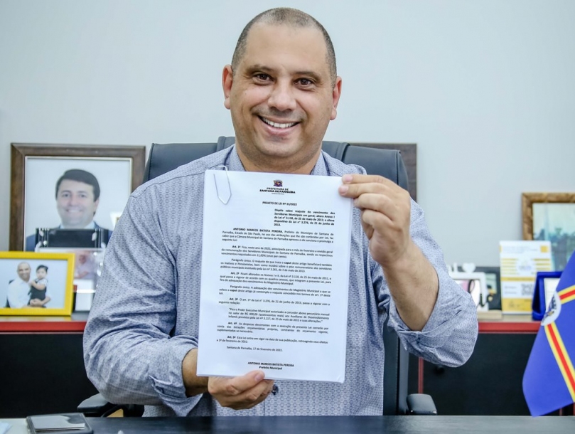 Marcos Tonho concede 11% de aumento a servidores públicos 