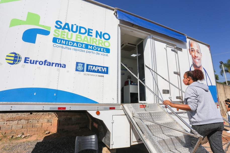 Carreta da Saúde vai atender os moradores do bairro Nova Cotia