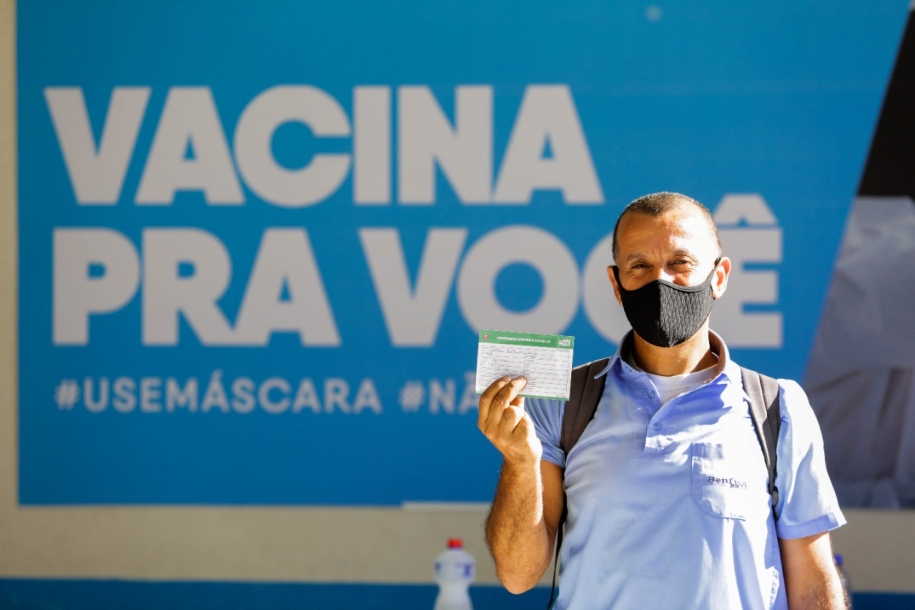 Vacinação contra a Covid será apenas na Kolping e nas UBSs