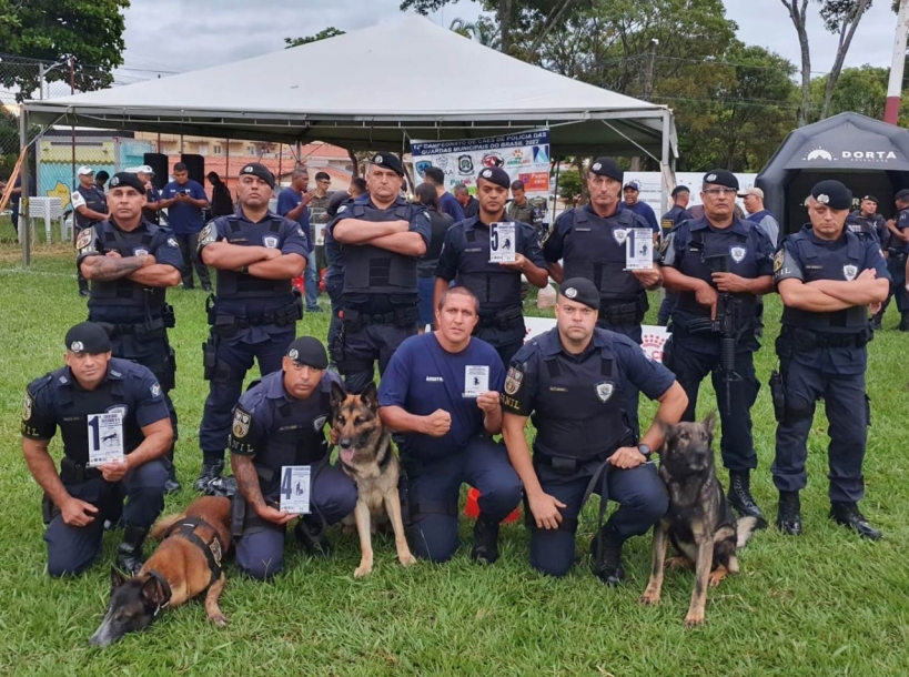 Canil da GCM é destaque no 12º campeonato de cães de polícia 