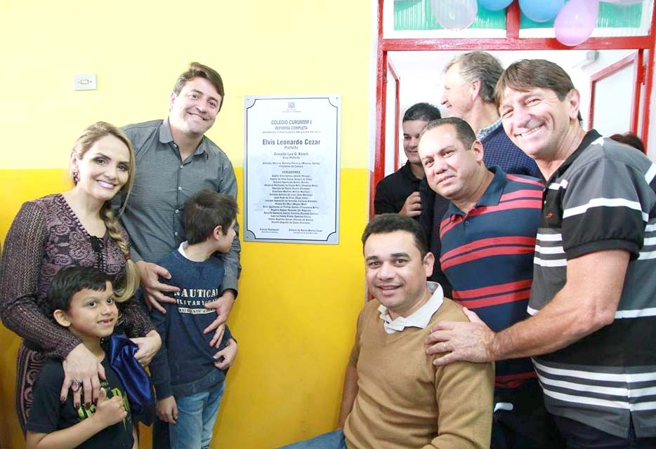 Elvis Cezar entrega Reforma e Ampliação do Colégio Curumim
