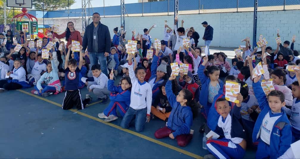 Saúde de Cajamar realiza palestras sobre prevenção à dengue nas escolas 