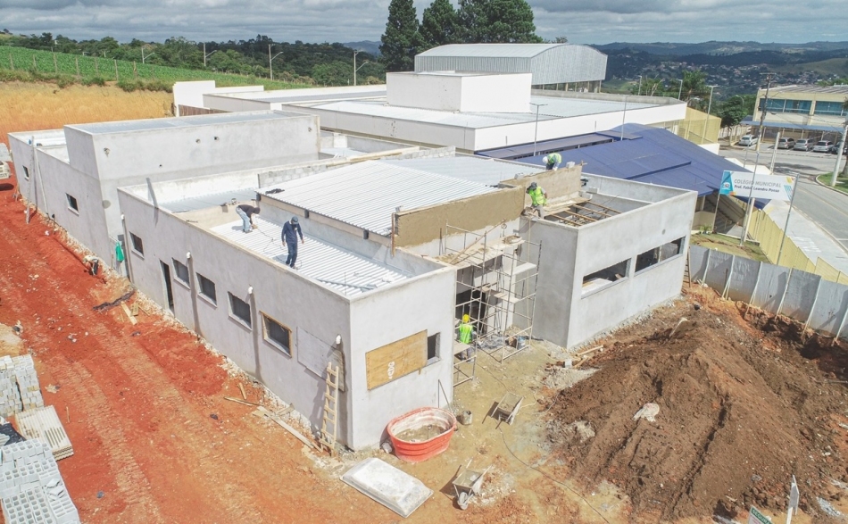 Nova UBS do Ingaí já está com 60% da obra concluída