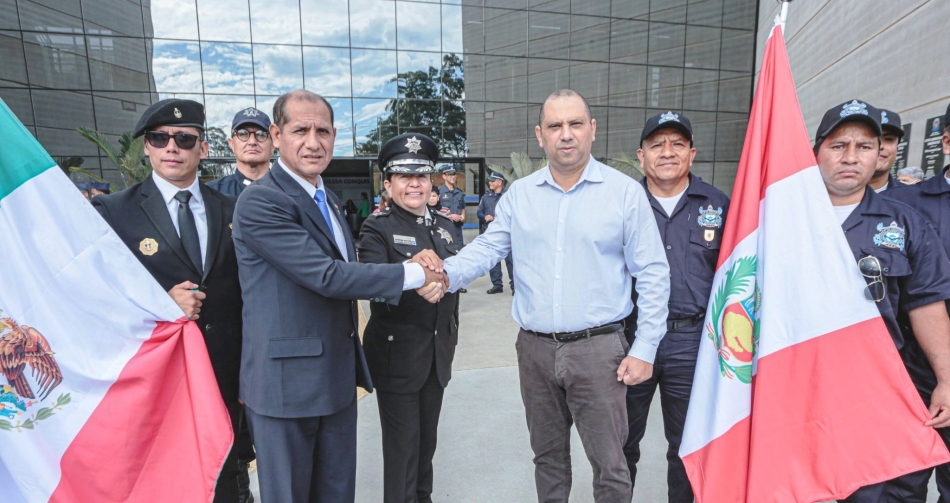 Polícias do México e do Peru participam de treinamento em Santana de Parnaíba 