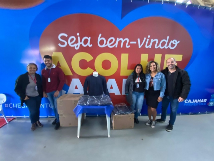 Fundo Social entrega agasalhos para o Programa Acolhe Cajamar