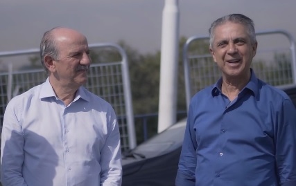 Rubens Furlan entrega nova alça de saída da ponte Akira Hashimoto