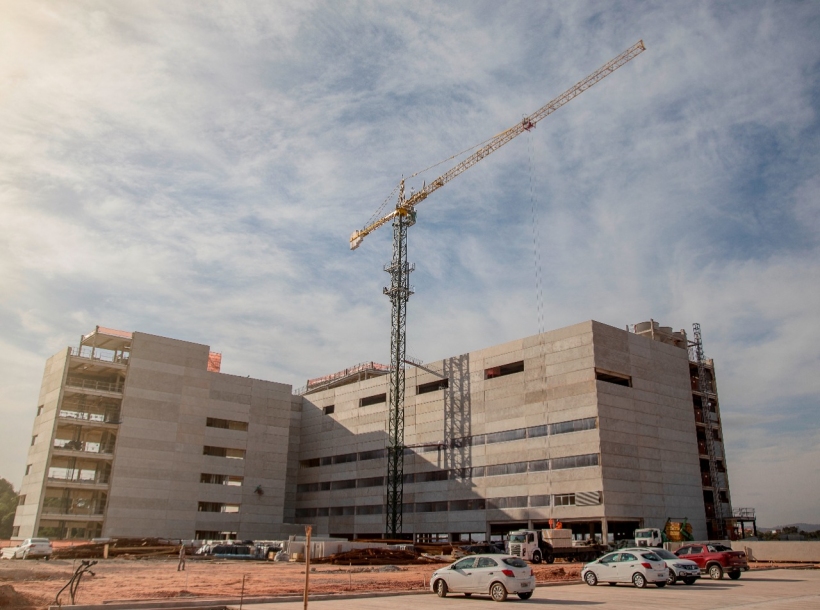 Construção do Hospital Regional avança e já está 60% concluída