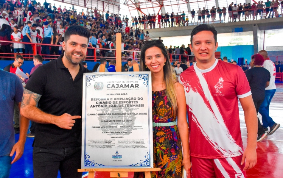 Danilo Joan reinaugura o Ginásio do Polvilho após reforma completa