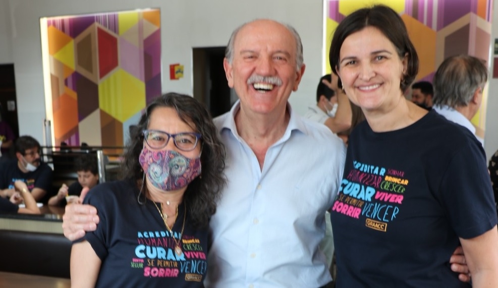 Beto Piteri participa da campanha em prol do Graacc em Barueri