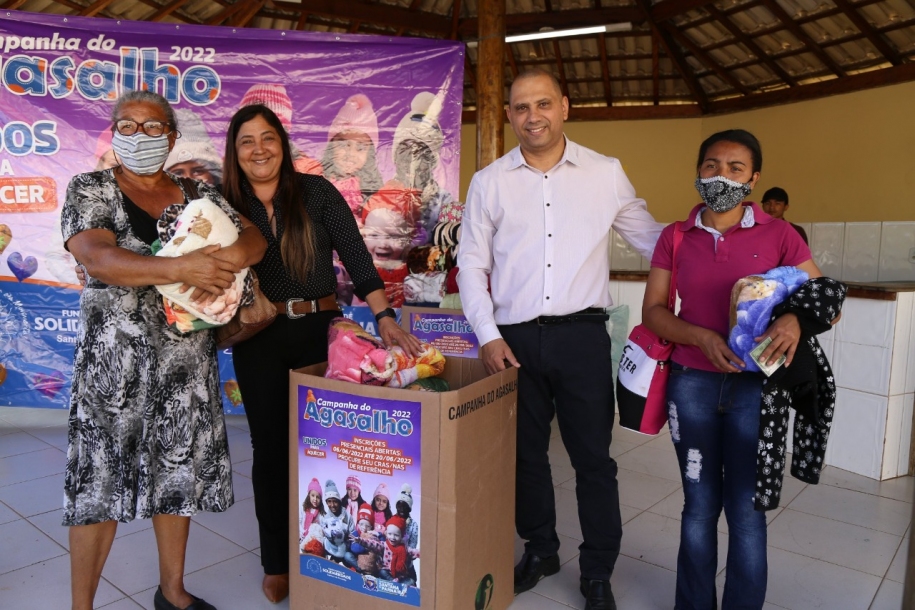 Campanha do Agasalho entrega mais 3.500 cobertores na cidade