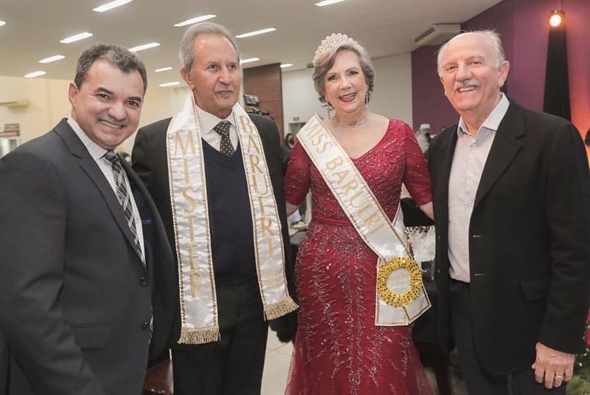 Beto Piteri prestigia festa dos novos Miss e Mister da Melhor Idade