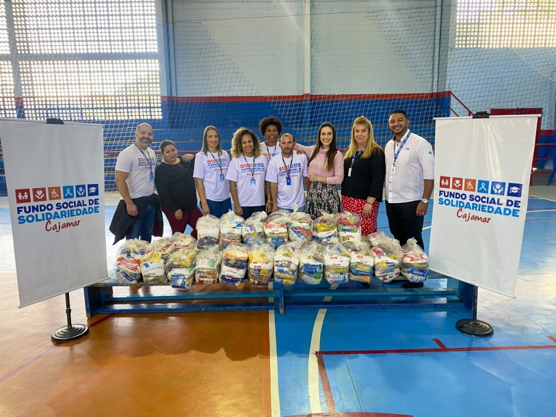 Fundo Social e SKF entregam mais de 240 cestas básicas em Cajamar