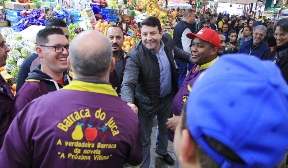 Elvis Cezar visita Região da 25 de Março no Centro de São Paulo