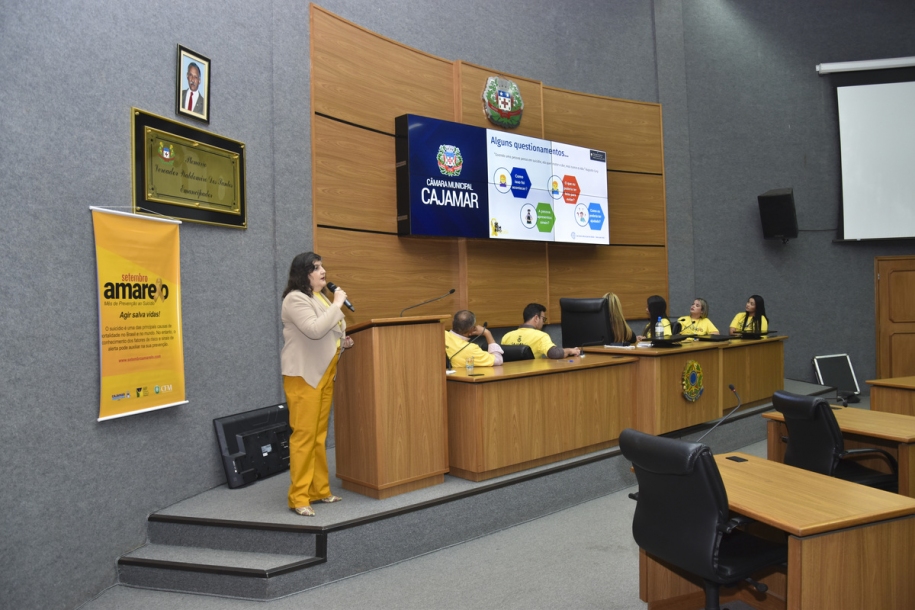 Saúde de Cajamar promove palestra sobre prevenção ao suicídio