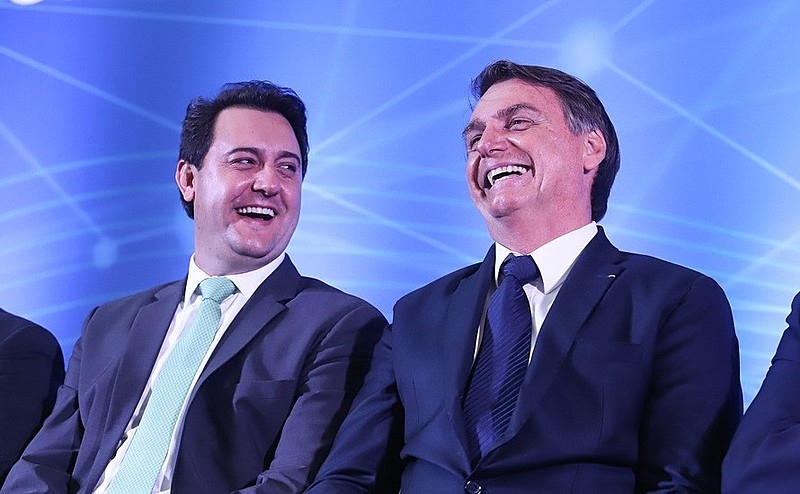 Ratinho Júnior declara apoio a Bolsonaro e exalta valores cristãos