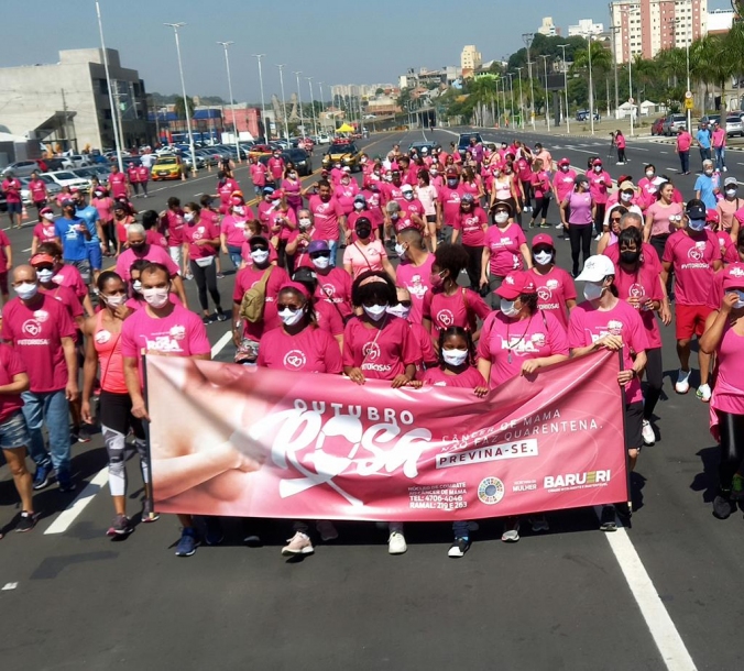 Caminhada Outubro Rosa irá acontecer em Barueri neste sábado (22) 