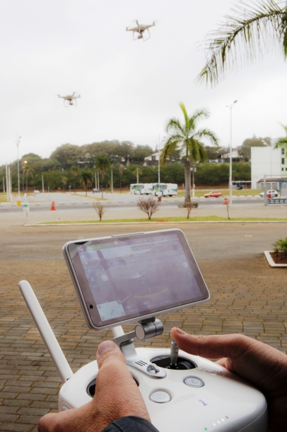 Drones estão sendo utilizados em monitoramento e segurança