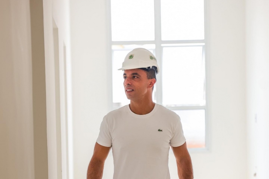 Rogério Lins acompanha obras da nova UBS do Jardim Bonança