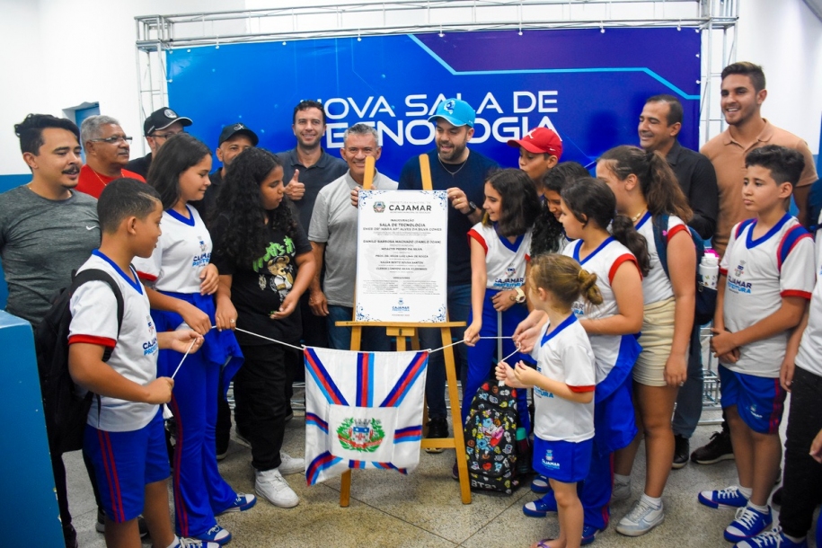 Moderna Sala de Tecnologia foi inaugurada na EMEB Mara Alves