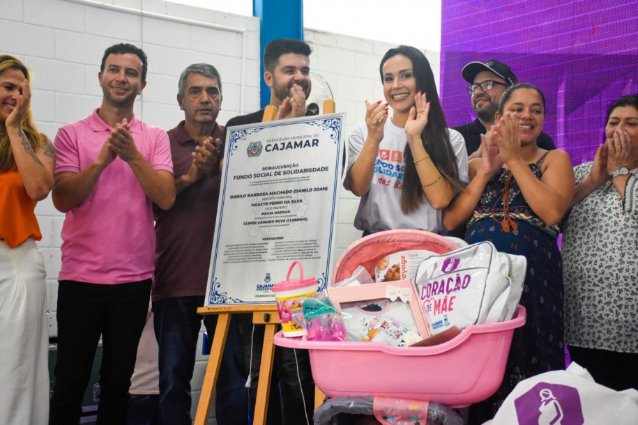 Danilo Joan e Nadja Haddad reinauguram o Fundo Social 