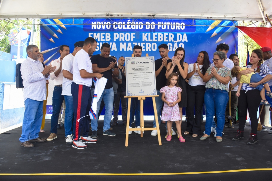 Prefeito Danilo Joan inaugura novo Colégio do Futuro em Cajamar Centro