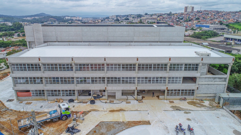 Avançam obras do novo Colégio Carlos Alberto no Bairro Cento e Vinte