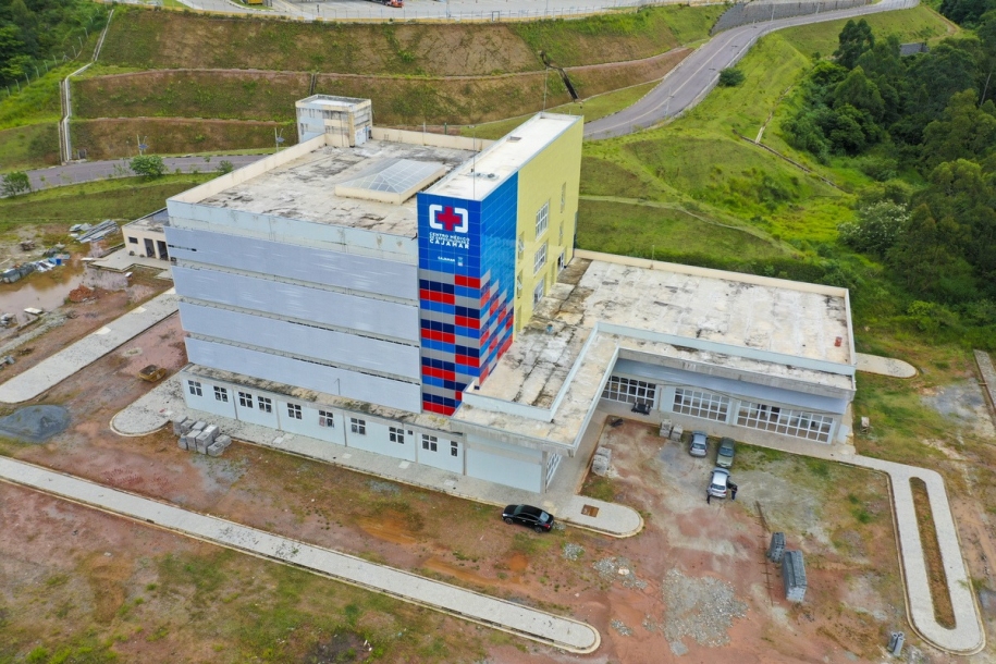 Avançam obras de construção do Complexo da Saúde de Cajamar