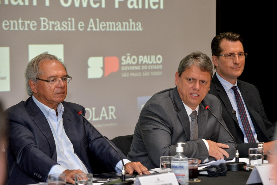 Tarcísio apresenta portfólio de projetos a investidores alemães
