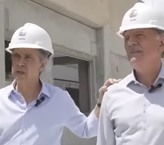Rubens Furlan acompanha obras que estão sendo realizadas em Barueri