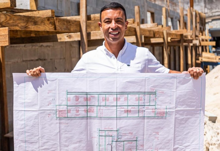 Rogério Lins acompanha obras da nova UBS do Jardim Baronesa