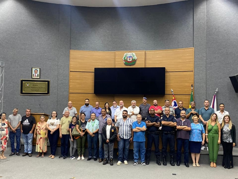 Nova diretoria do Conseg de Cajamar é empossada na Câmara Municipal 