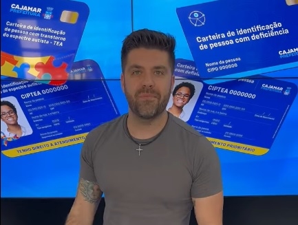 Danilo Joan promove carteira de identificação para pessoas com deficiência 