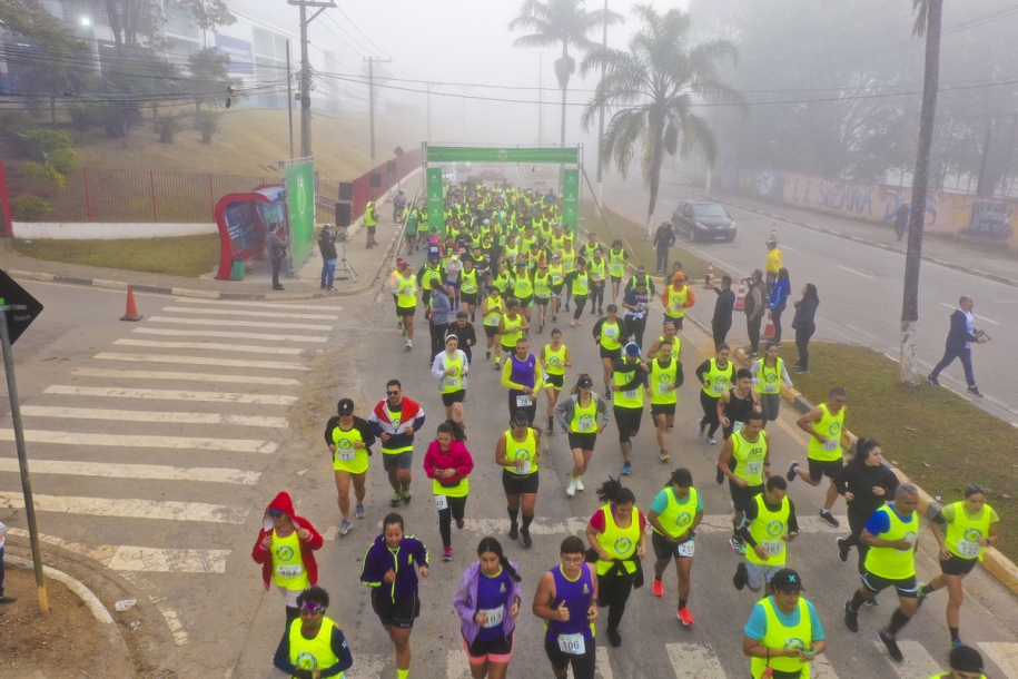 1ª Corrida Verde de Cajamar reuniu centenas de atletas em circuito turístico