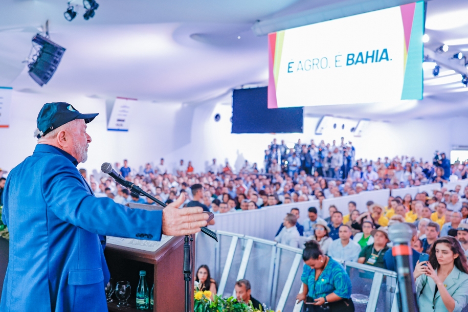 Na Bahia, Lula reforça apoio ao agro e ao crescimento sustentável