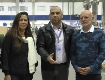 Marcos Tonho visita a empresa World Post em Santana de Parnaíba 