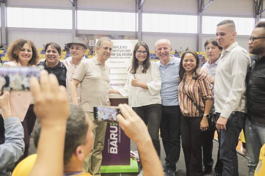 Rubens Furlan e Beto Piteri entregam Complexo Esportivo do Jardim Silveira