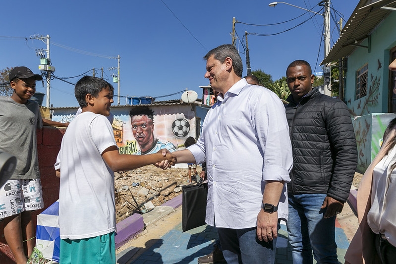 Projeto Favela 3D será transformado em programa de Estado, diz governador Tarcísio 