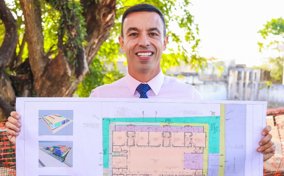 Rogério Lins inicia construção de nova CEMEI no Jaguaribe 