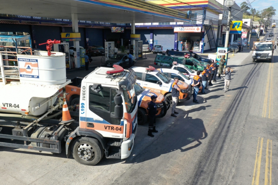 Defesa Civil Municipal e Guarda Ambiental realizam a Operação Estiagem em Cajamar