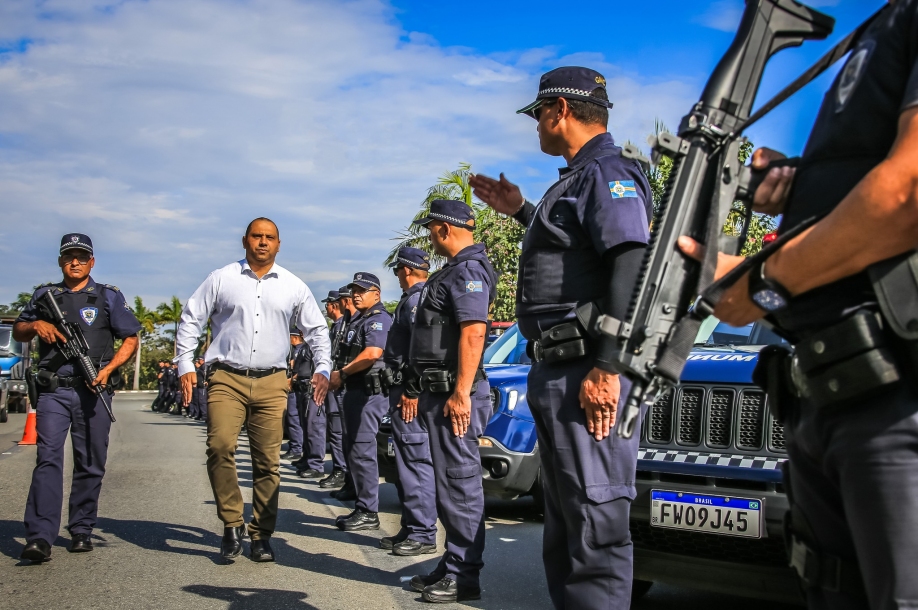 Marcos Tonho acompanha operação realizada pela GCM para reforçar a segurança de Parnaíba