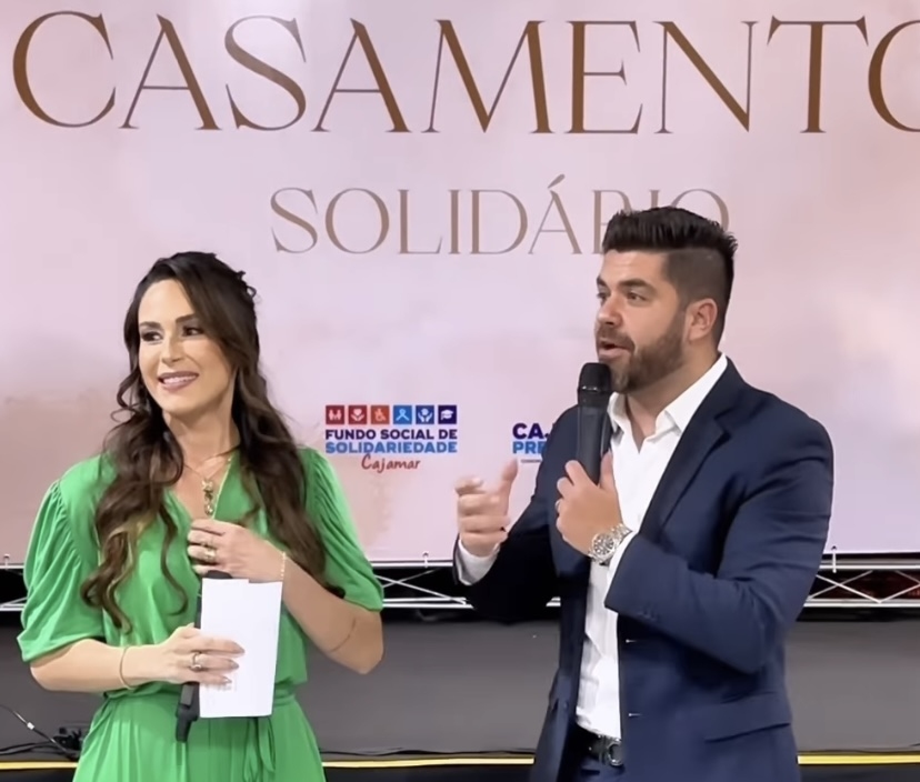 Danilo Joan e Nadja Haddad promovem Casamento Solidário em Cajamar 