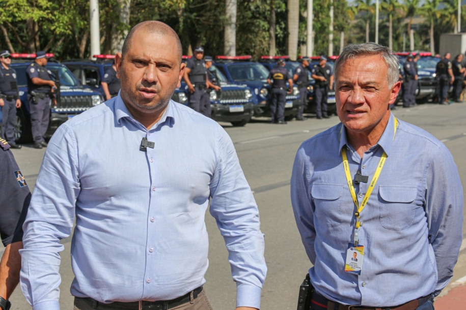 Marcos Tonho acompanha Operação Cidade Segura em Santana de Parnaíba