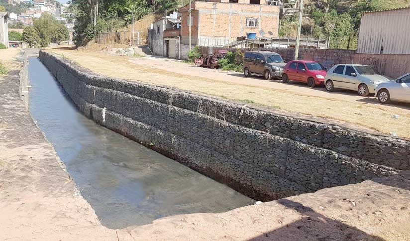 Canalização do Córrego das Traíras é finalizada no Paraíso