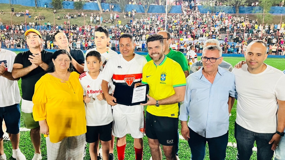 Danilo Joan inaugura novo Estádio do Parque Maria Aparecida