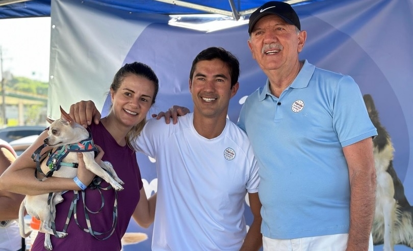 Beto Piteri e Rubinho Furlan participam da Cãominhada de Barueri