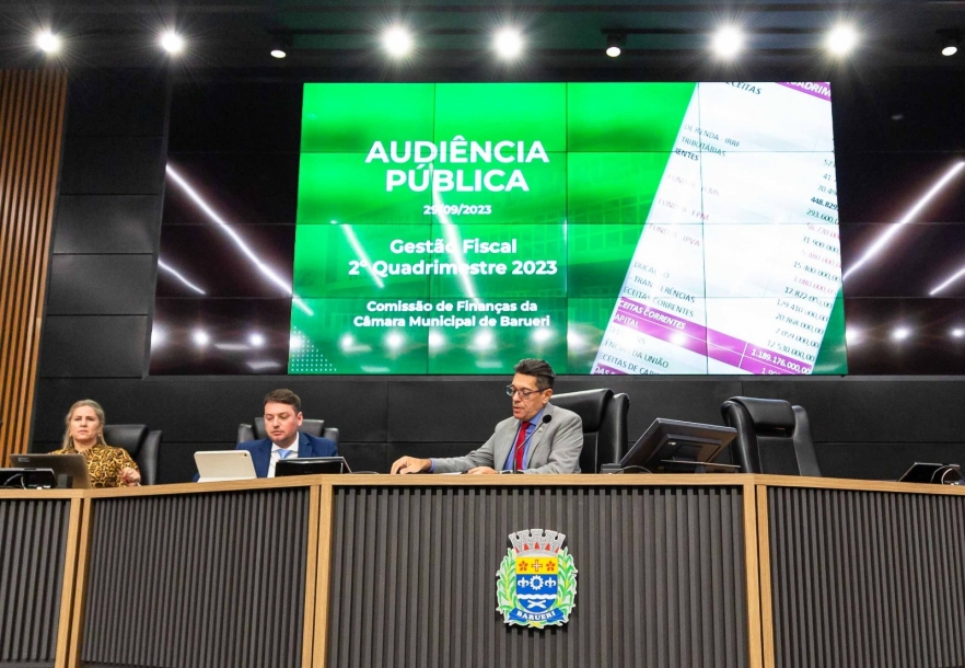 Vereadores de Barueri avaliam finanças da Prefeitura do 2º quadrimestre de 2023
