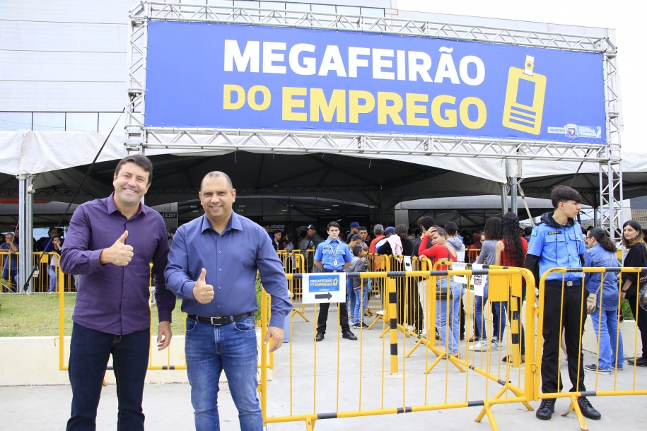 Marcos Tonho e Elvis Cezar promovem Mega feirão de Empregos com mais de 4 mil vagas 